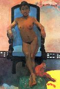 Paul Gauguin Annah, the Javanerin oil painting on canvas
